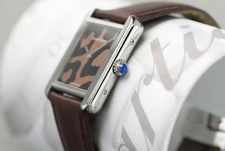 Cartier Tank Solo Panther/Leopard Dial Stainless Steel Watch Model 3170 – image 3