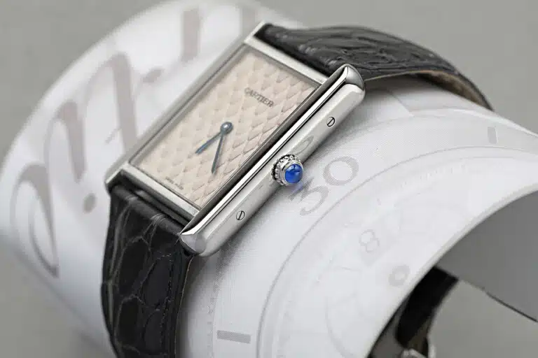 Cartier Tank Solo Python Pattern Stainless Steel Ladies Watch W5200020 – image 3