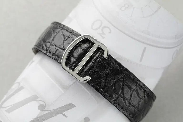 Cartier Tank Solo Python Pattern Stainless Steel Ladies Watch W5200020 – image 4