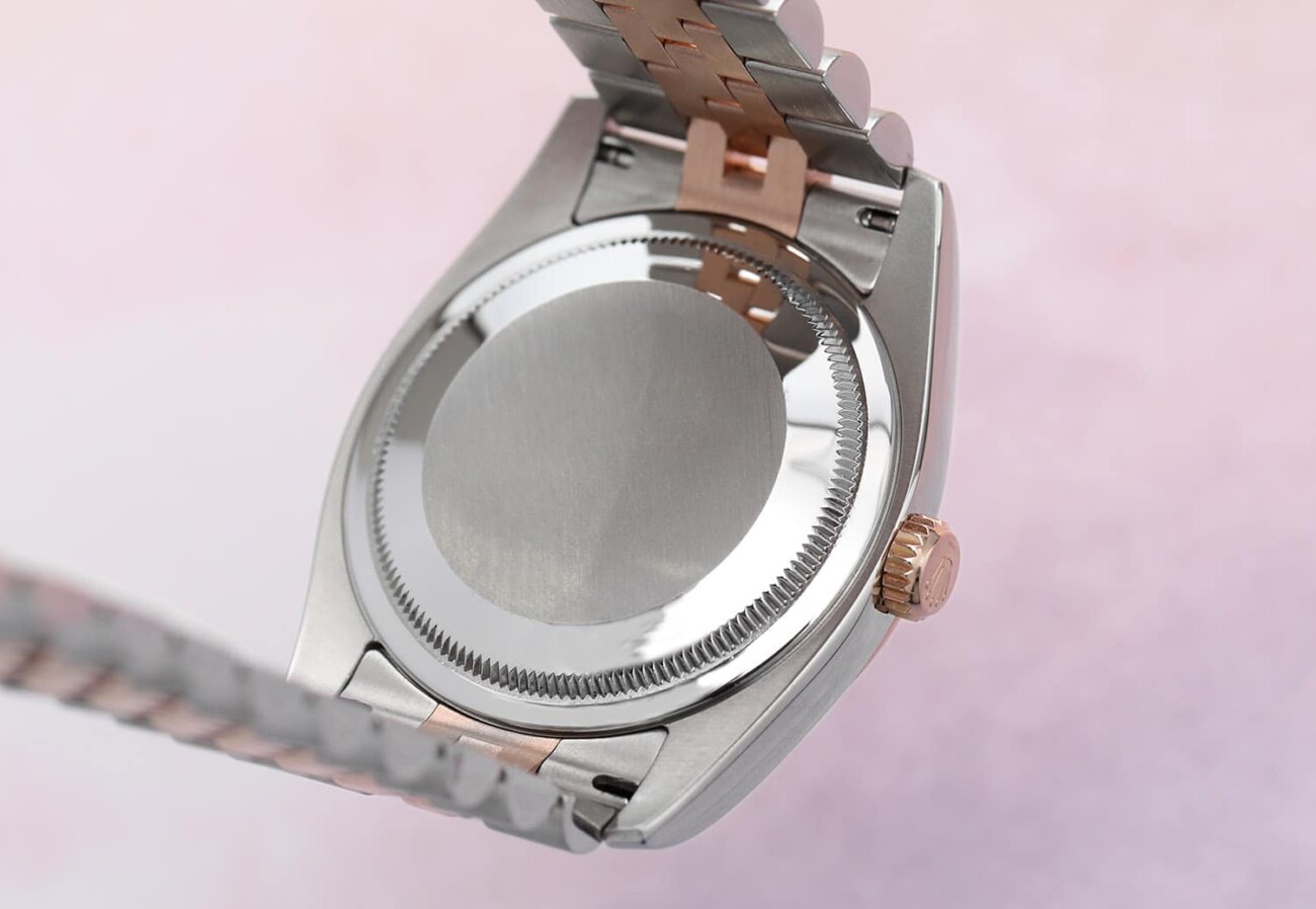 Rolex Datejust 116231-0058 Steel and Rose Gold 36mm Anniversary Pink Diamond Dial Jubilee Band