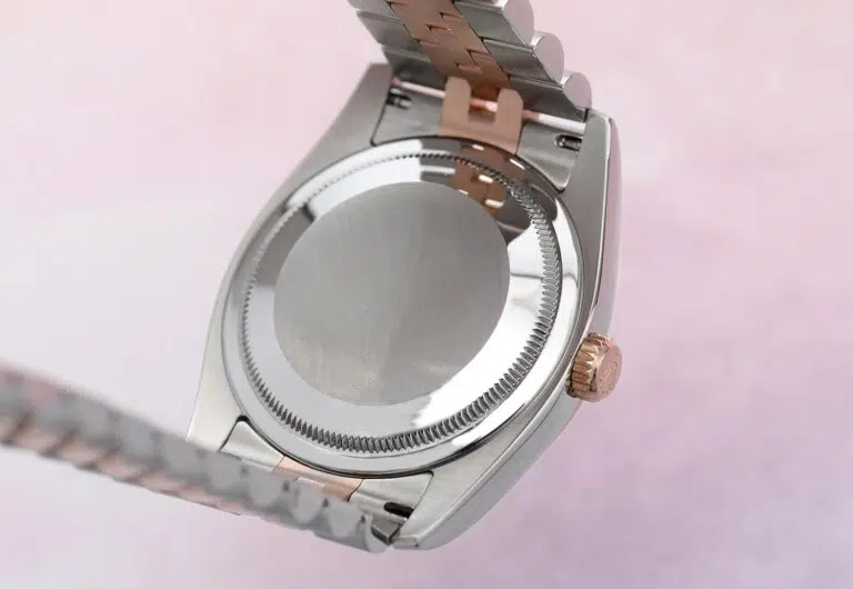 Rolex Datejust 116231-0058 Steel and Rose Gold 36mm Anniversary Pink Diamond Dial Jubilee Band – image 8