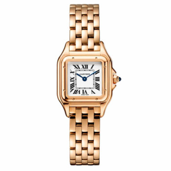 Cartier Panthere Small WGPN0040 rose gold watch, silver dial