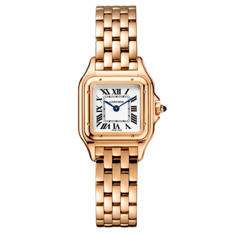 Cartier Panthere Small WGPN0040 rose gold watch, silver dial