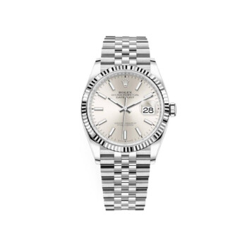 Rolex Datejust 36mm 126234-0013 Stainless Steel and White Gold Watch with Silver Index Dial Jubilee 2024