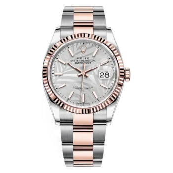 Rolex Datejust 126231-0032 36mm Stainless Steel and Rose Gold Palm Dial Ladies Watch 2024