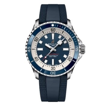 Breitling Superocean Automatic 42mm Blue Dial A17375E71C1S1 Stainless Steel Blue Rubber Band
