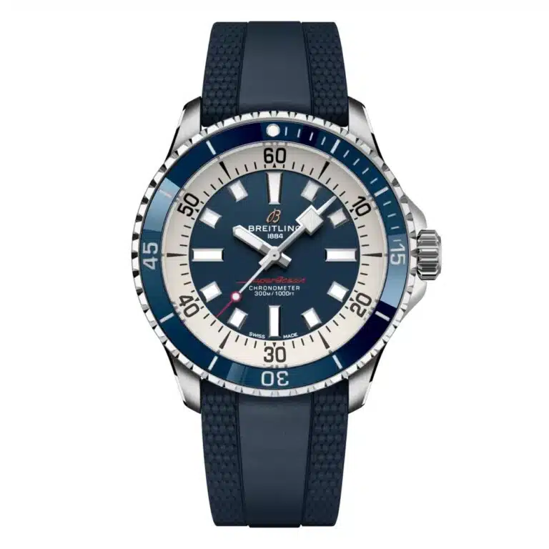 Breitling Superocean Automatic 42mm Blue Dial A17375E71C1S1 Stainless Steel Blue Rubber Band