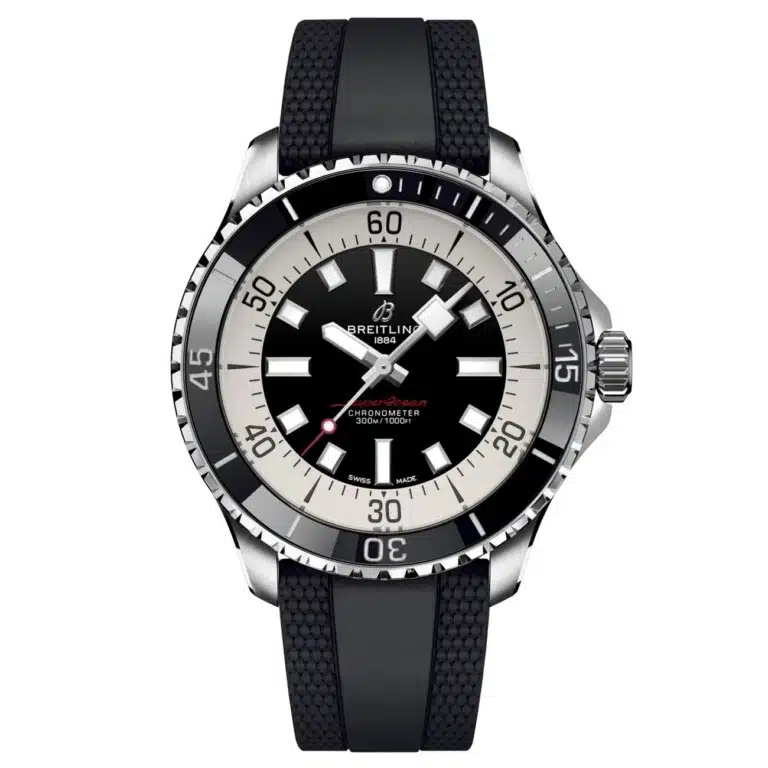 Breitling Superocean Automatic 44mm A17376211B1S1 Stainless Steel Black Rubber Band