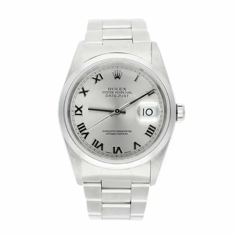 Rolex Datejust 16200 36mm Silver Dial Oyster Stainless Steel Watch
