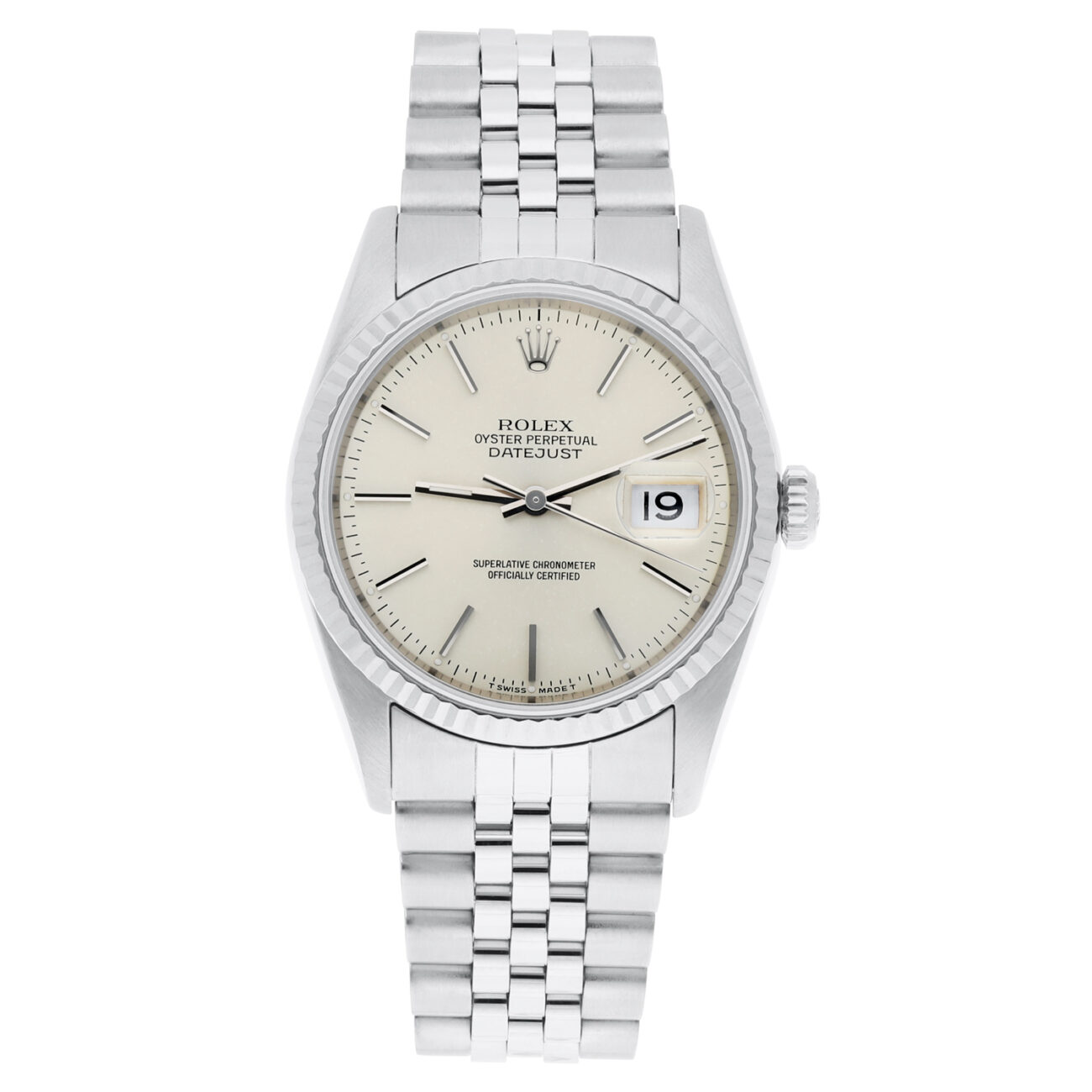 Rolex Datejust 36mm Stainless Steel 16234 Silver Dial, Jubilee Circa - 1993