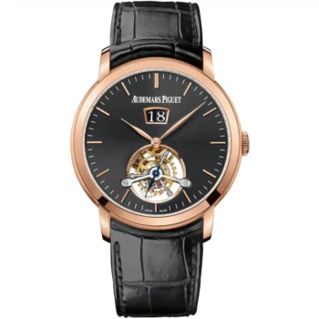 Audemars Piguet Jules Audemars Grande Date 26559OR.OO.D002CR.01 Rose Gold with Black Leather 2024