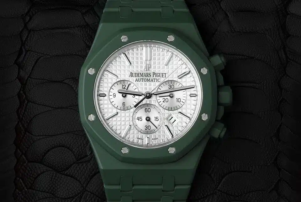 Audemars Piguet Royal Oak 26320ST.OO.1220ST.02 Audemars Piguet Royal Oak Chrono 41mm 26320ST.OO.1220ST.02 Custom Green Ceramic