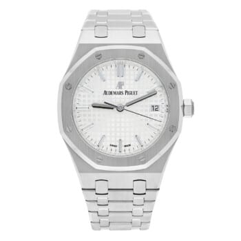 Audemars Piguet Royal Oak Automatic Silver Dial Stainless Steel 34mm Watch Complete 77350ST.OO.1261ST.01