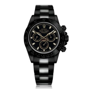 Rolex 116523 Daytona Black PVD/DLC Coated Watch with Black Dial