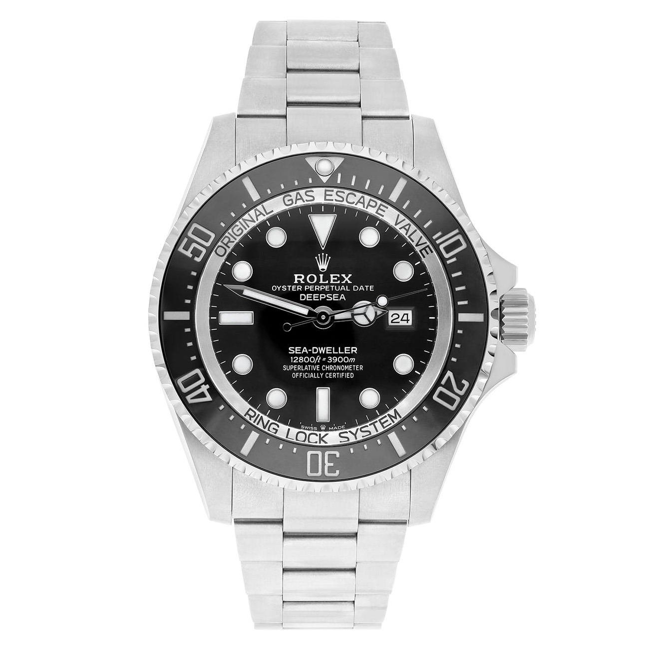 Rolex Sea-Dweller 126660 Deepsea Steel/Ceramic Black Mens 44mm Watch