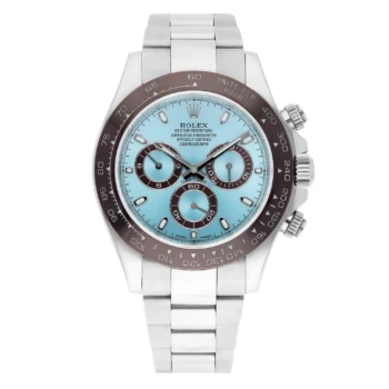 Rolex Daytona 116506-0001 Glacier Ice Blue Dial 40mm Platinum Watch Complete Mint