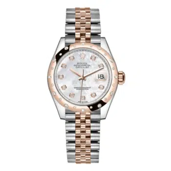 Rolex Datejust 31 Jubilee 278341RBR-0026 Stainless Steel & Rose Gold Watch MOP Diamond Dial