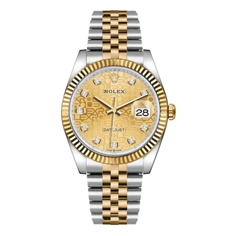 Rolex Datejust 36 Jubilee 126233-0033 Stainless Steel & Yellow Gold Champagne Jubilee Diamond Dial