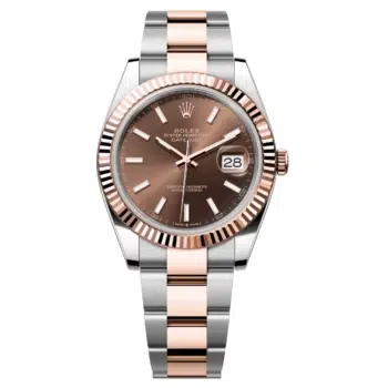 Rolex Datejust 126331-0001 Chocolate Dial 41 Two Tone MM Oyster Bracelet