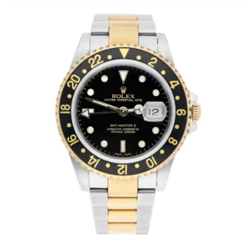 Rolex GMT-Master II 16713 18K & Stainless Steel Black Dial 40mm Watch