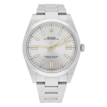 Rolex Oyster Perpetual 41 124300-0001 silver dial, stainless steel