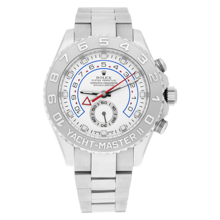 Rolex Yacht-Master II 116689 white gold watch, white dial