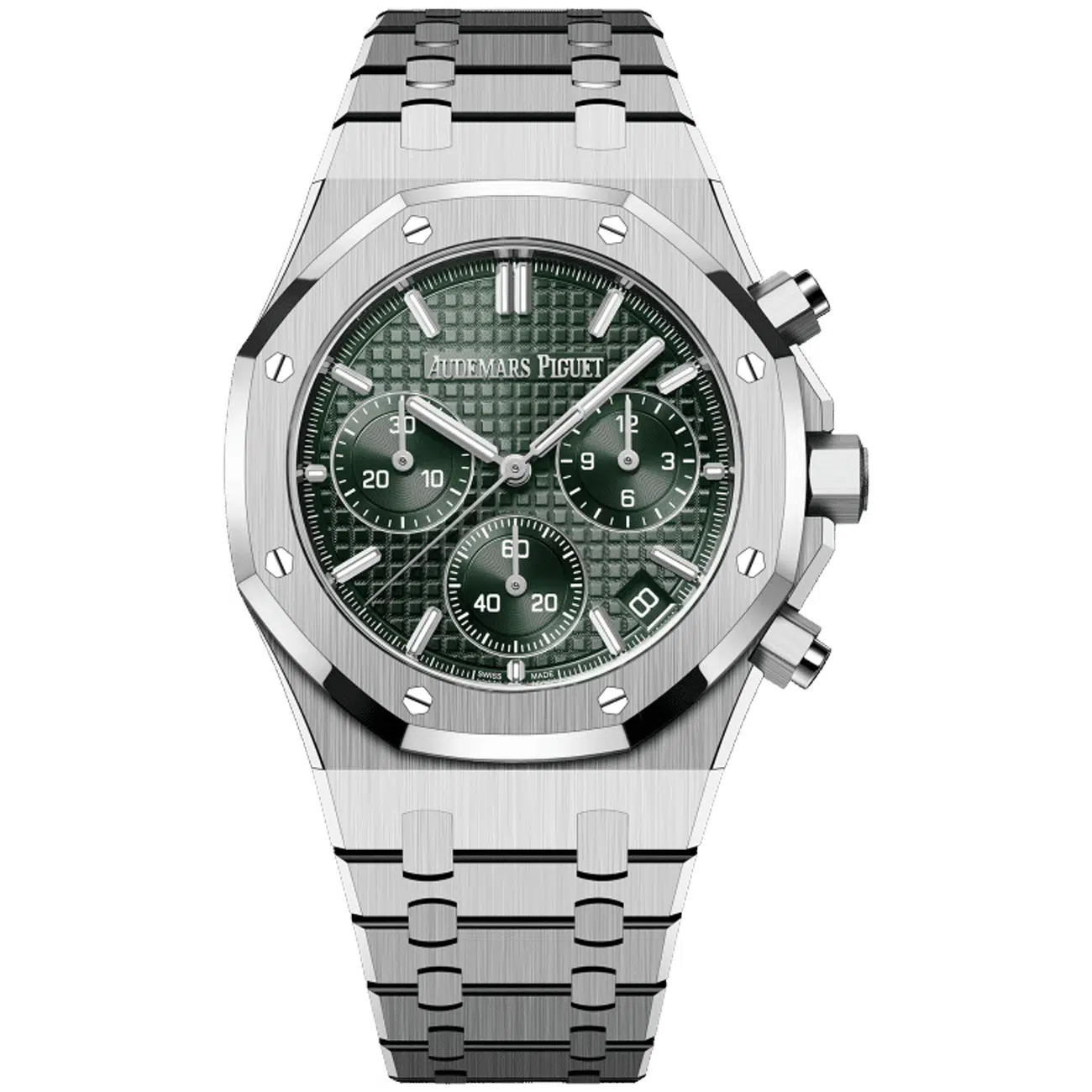 Audemars Piguet Royal Oak 26240ST.OO.1320ST.08 41mm Stainless Steel Watch Green Dial 2023