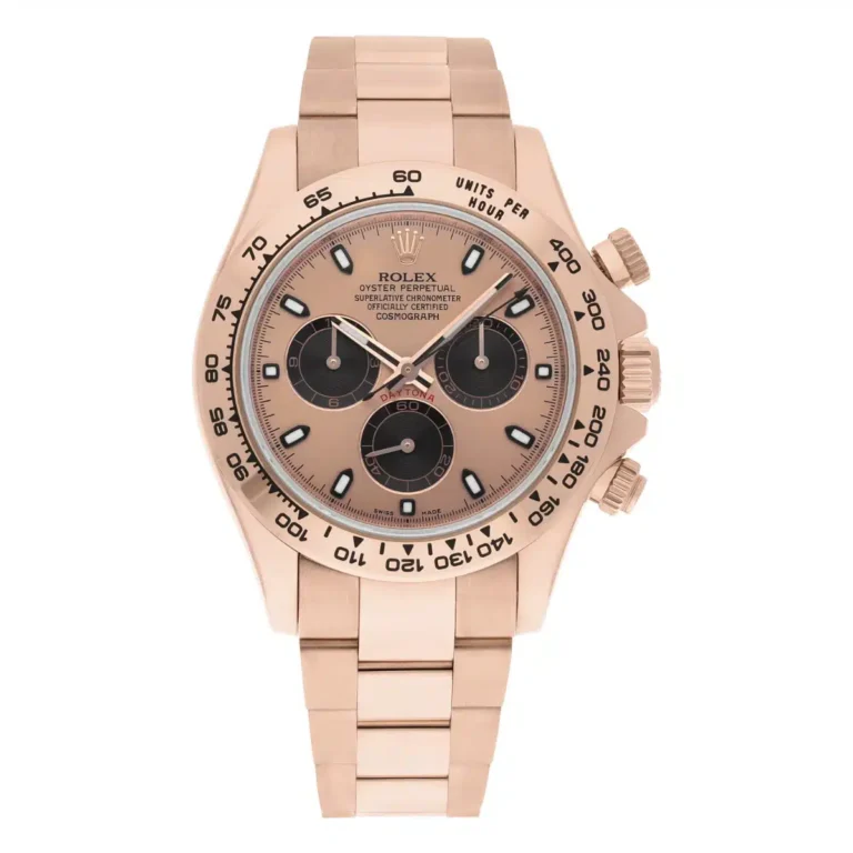 Rolex Cosmograph Daytona 116505-0009 Pink/Black Dial 18K Rose Gold Complete 2014