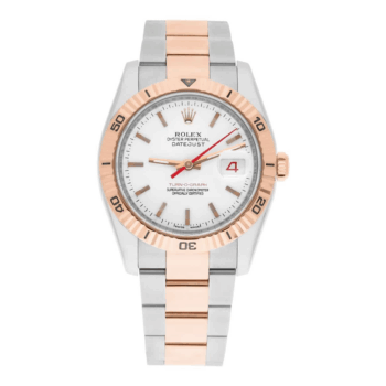 Rolex DateJust 116261 Turn-O-Graph 36mm Two-Tone Rose Gold Watch Oyster