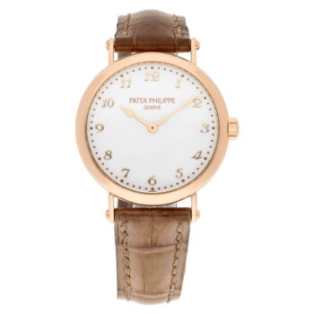 Patek Philippe Calatrava 7200R-001 thin 18k rose gold watch