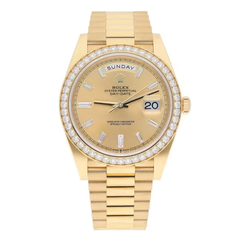 Rolex Day Date 40 Presidential 228348RBR-0002 Yellow Gold Factory Diamond Dial Bezel