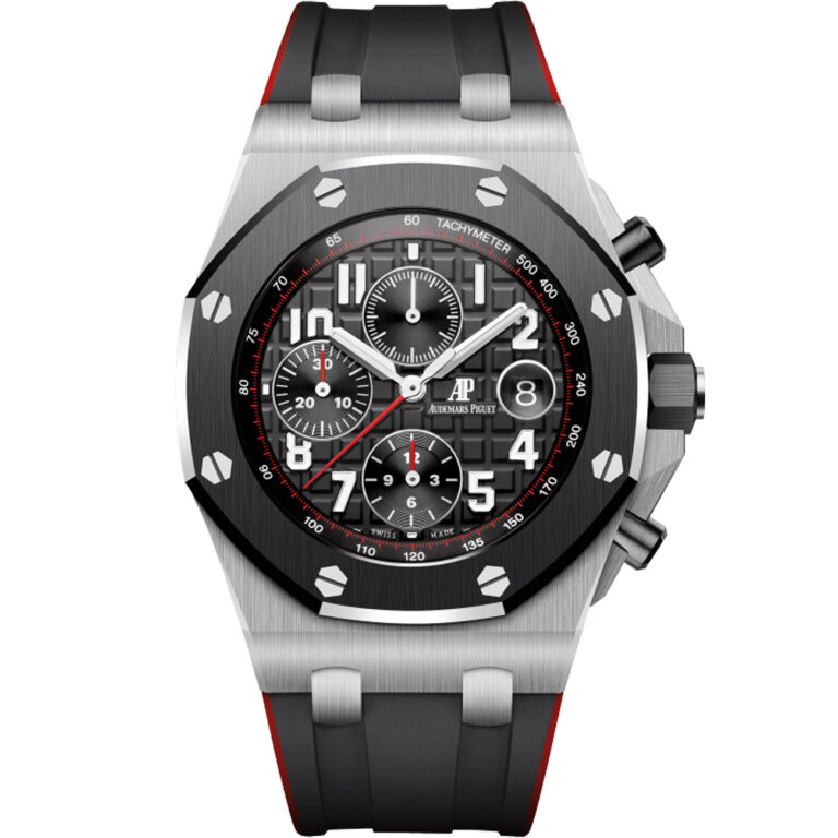 Audemars Piguet Royal Oak Offshore Black Dial 26470SO.OO.A002CA.01 42mm Stainless Steel with Black Rubber Watch 2019