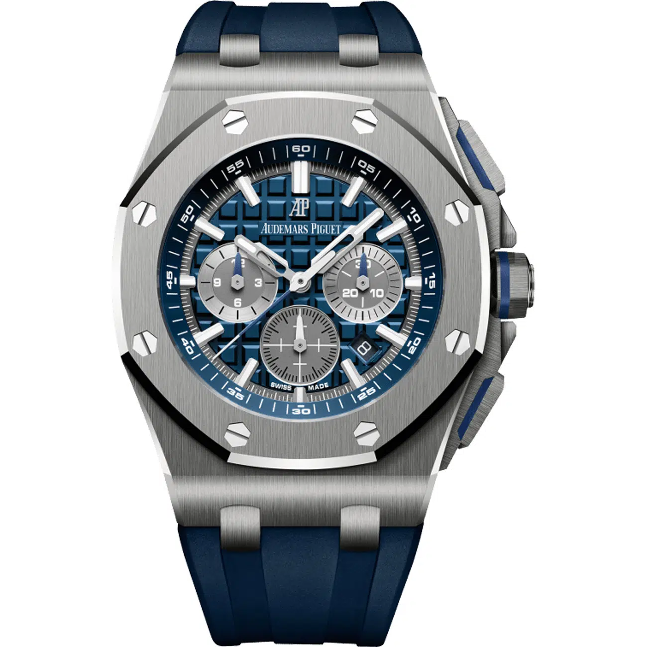 Audemars Piguet Royal Oak Offshore 26480TI.OO.A027CA.01 42mm Titanium with Blue Dial Watch 2020