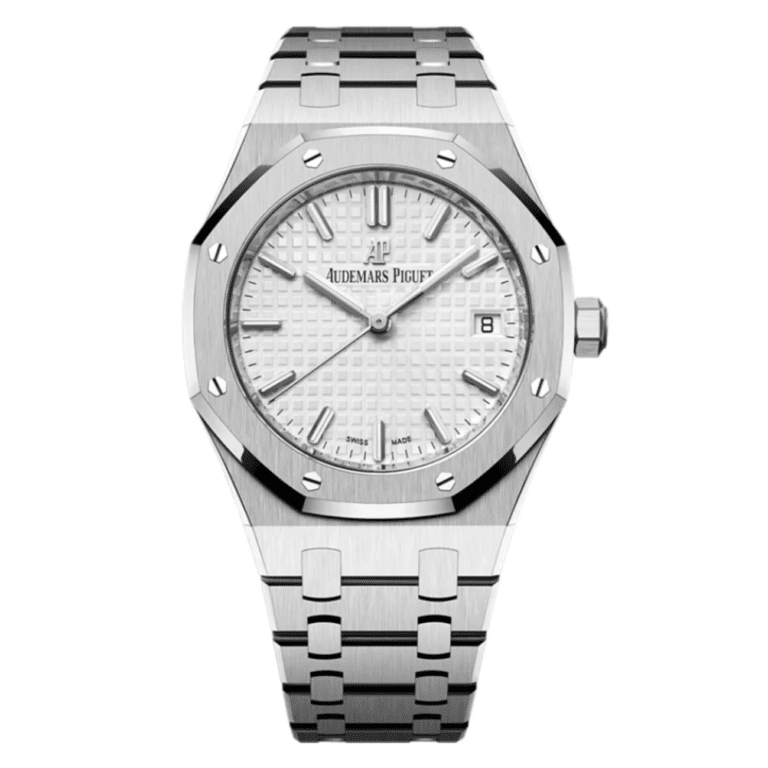 Audemars Piguet Royal Oak 15403IP.OO.1220IP.01 Titanium Watch Silver Index Dial 2017