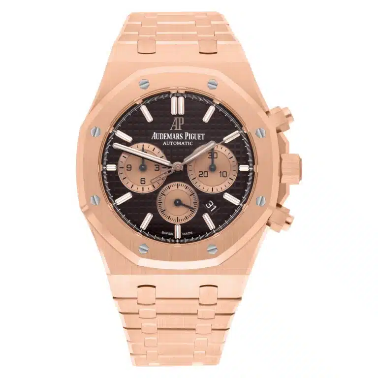 Audemars Piguet Royal Oak Chronograph 26331OR.OO.1220OR.02 Chocolate Dial Rose Gold Watch