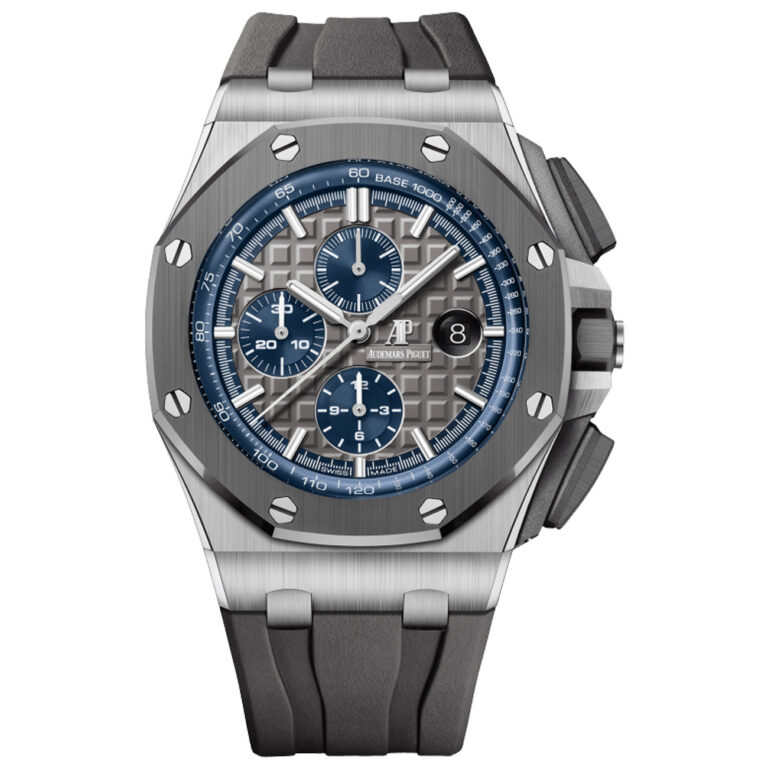 Audemars Piguet Royal Oak Chronograph 26400IO.OO.A004CA.02 Titanium with Black Rubber Grey Dial