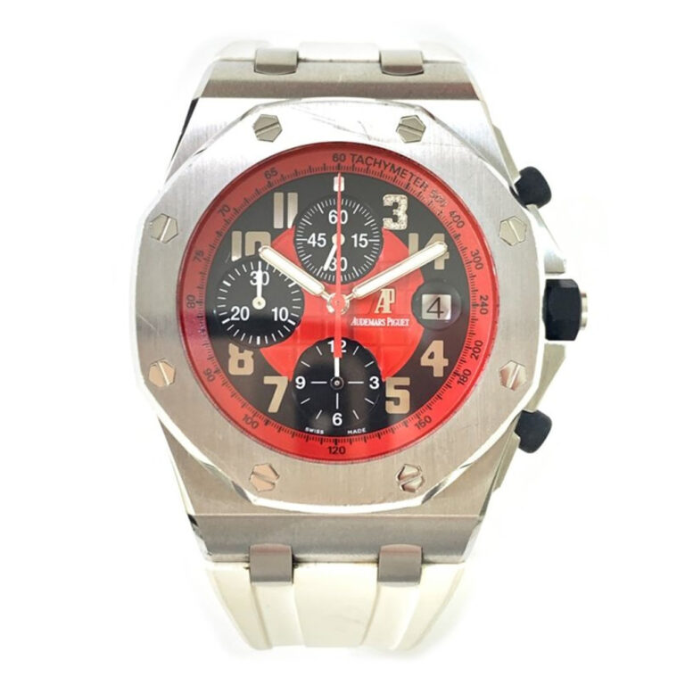 Audemars Piguet Royal Oak Offshore Red/Black Dial 26195ST.OO.D101CR.01 Stainless Steel White Rubber Watch 2010