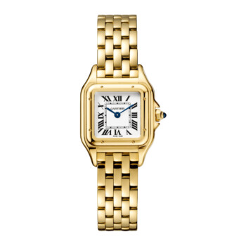 Cartier Panthere WGPN0008 22mm Yellow Gold with White Dial Ladies Watch