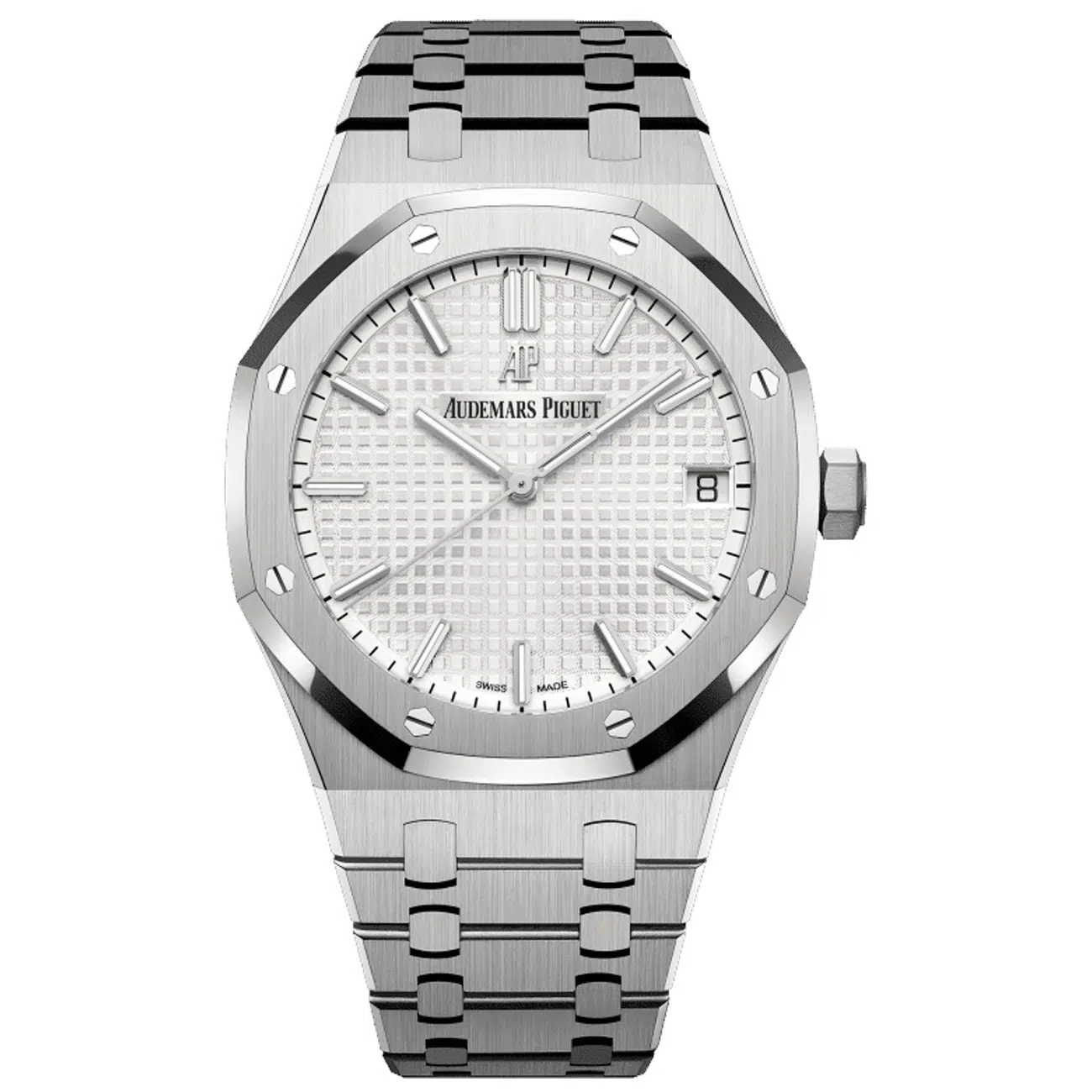 MINT Audemars Piguet Royal Oak 41mm 15500ST.OO.1220ST.04 Stainless Steel Watch Silver Dial 2021