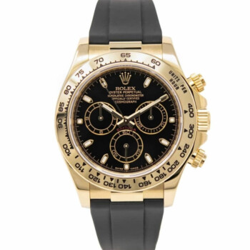 Rolex Daytona Black Dial 40mm 116518 Yellow Gold 2017