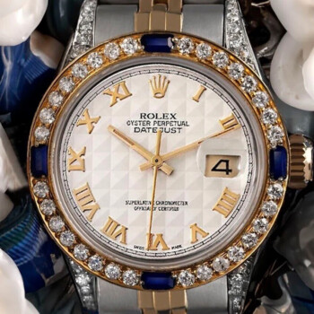 Rolex Lady-Datejust 26MM White Dial Two-Tone Jubilee Bracelet (69173)