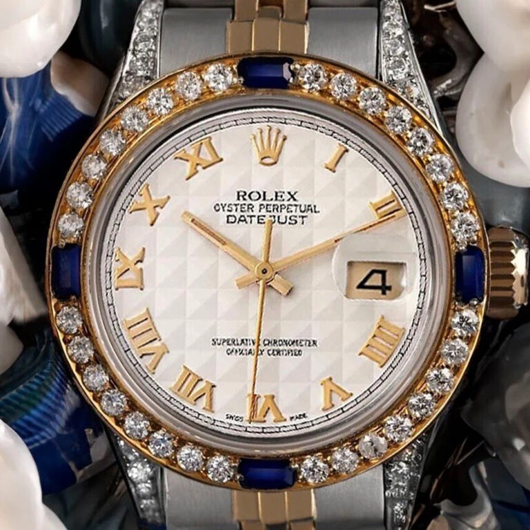 Rolex Lady-Datejust 26MM White Dial Two-Tone Jubilee Bracelet (69173)
