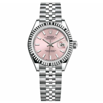 Rolex Lady-Datejust 28mm Jubilee 279174 Stainless Steel Watch Pink Index Dial