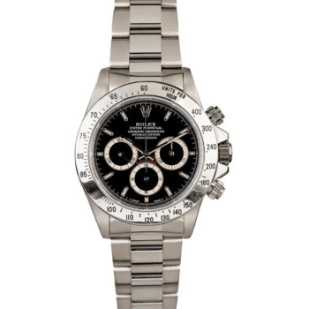 Rolex Cosmograph Daytona 16520 Black Dial Stainless Steel Watch MNT 1999