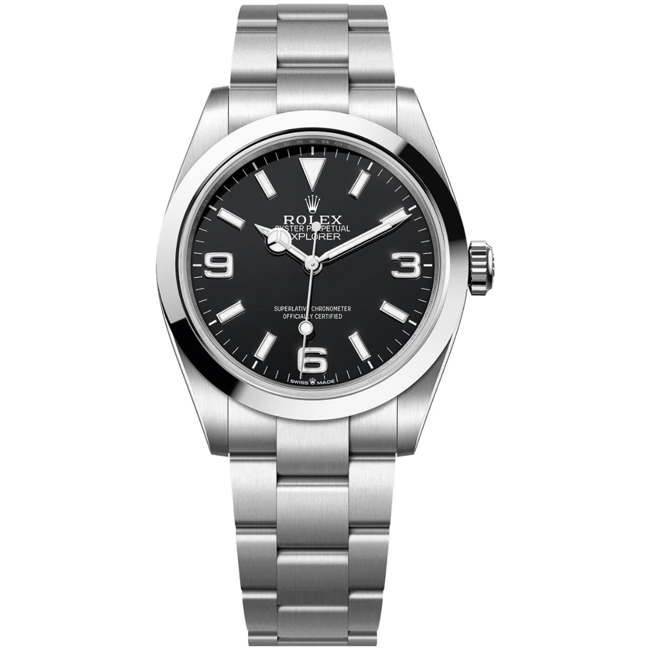 Rolex Explorer 224270 Oyster 40mm Stainless Steel Watch Black Dial 2023