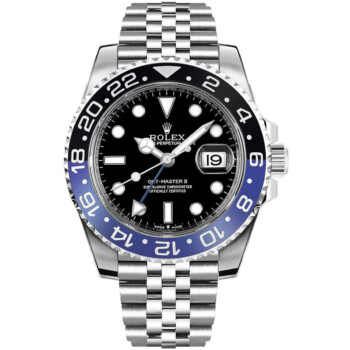 Rolex GMT-Master II 126710BLNR Batgirl, blue and black bezel, Jubilee bracelet
