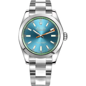 Rolex Milgauss 40mm Blue Index Dial 116400GV Stainless Steel Watch 2017