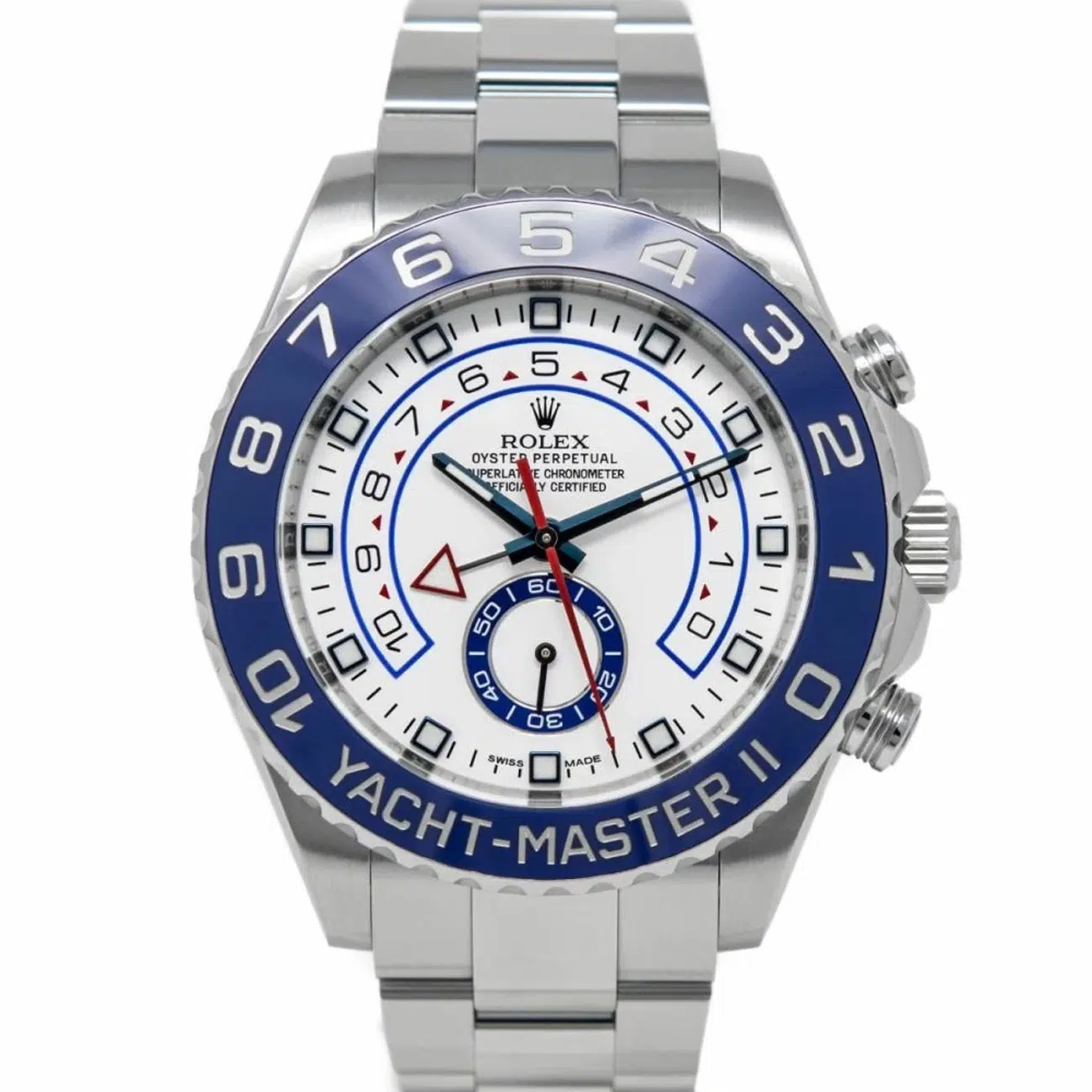 Rolex Oyster Yacht-Master II 116680 Stainless Steel White Dial