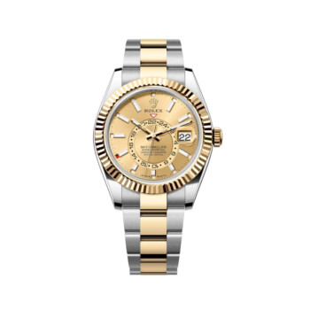 Rolex Sky-Dweller SS/YG Oyster 42mm 336933-0001 Champagne Dial MINT 2023