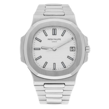 Patek Philippe Nautilus 5711/1A-011 stainless steel watch, white dial
